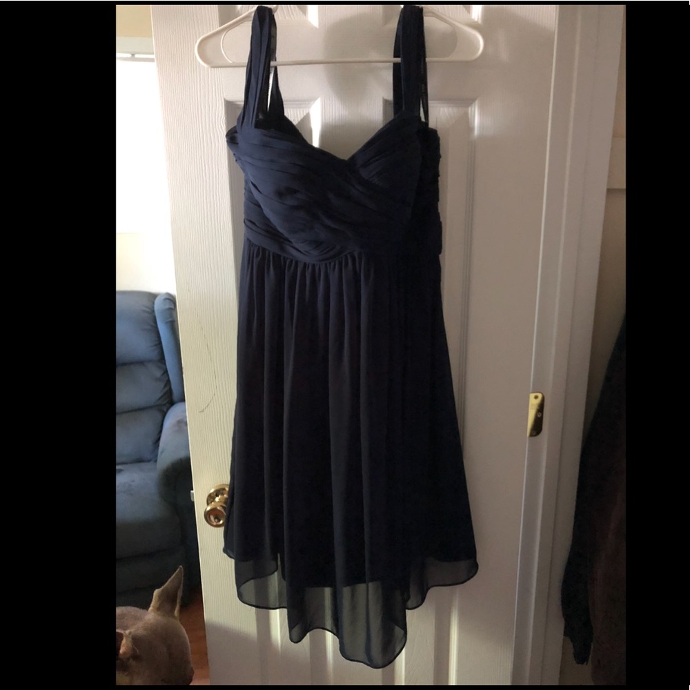 Navy Blue Bridesmaid Dress